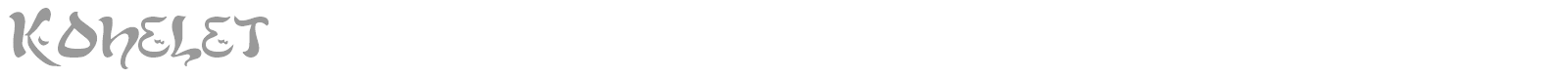 Kohelet Regular font preview